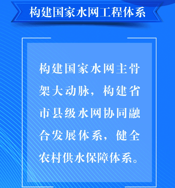 二、要構建國家水網工程體系。構建國家水網主骨架大動脈，構建省市縣級水網協同融合發展體系，健全農村供水保障體系。.png